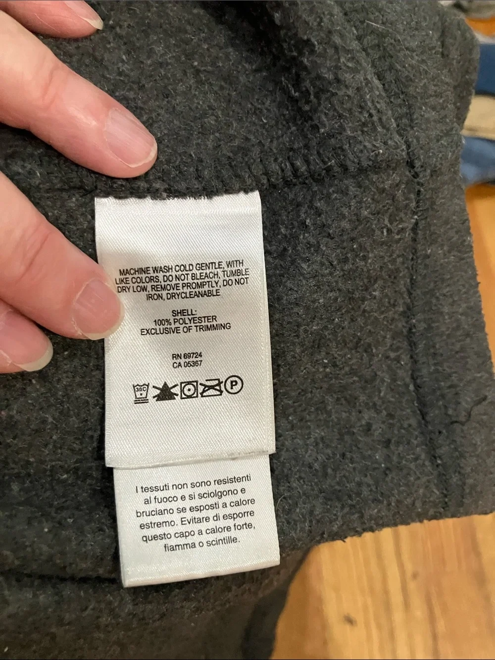 Columbia Mens Gray Fleece Vest - Full Zip Sz S EUC